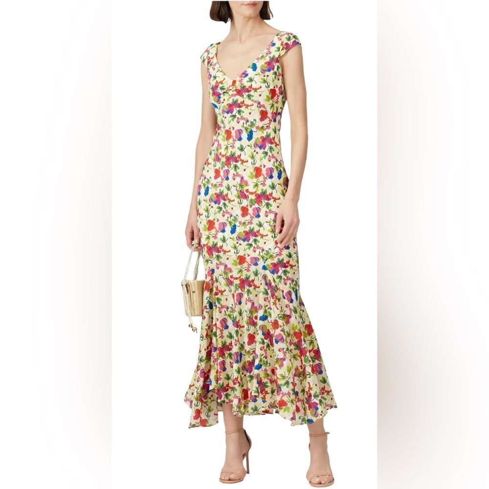SALONI Daphne C Dress Floral Size 8